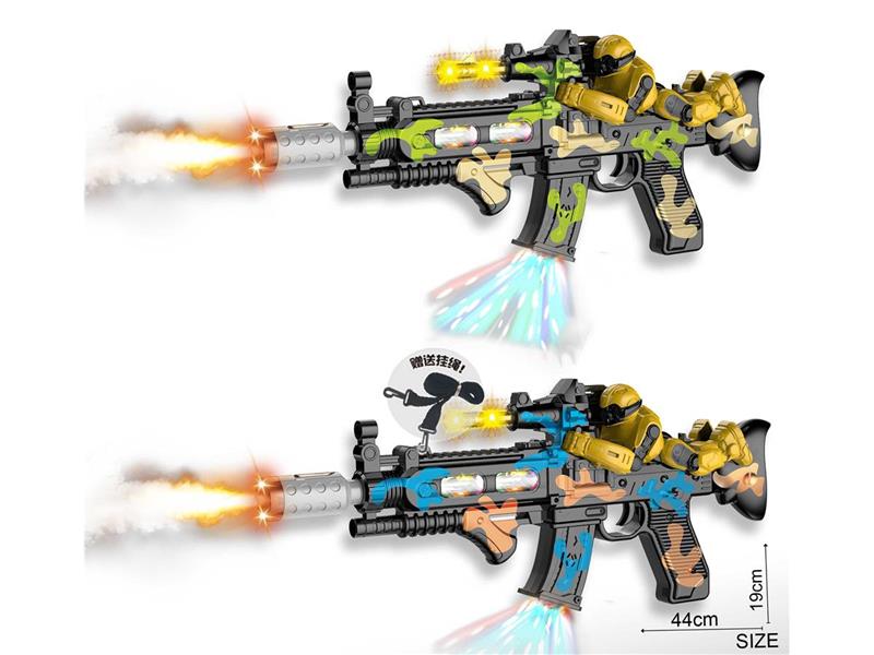 ELECTRIC GUN WITH LIGHT AND SOUND